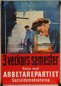 Socialdemokraterna 1948 movie poster Politics