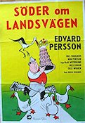 Söder om landsvägen 1936 movie poster Edvard Persson Inga-Bodil Vetterlund Fritiof Billquist Nils Ekman Mim Persson Gideon Wahlberg Find more: Skåne