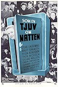 Som en tjuv om natten 1940 movie poster Sture Lagerwall Sonja Wigert