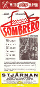 Sombrero 1953 poster Ricardo Montalban Pier Angeli Vittorio Gassman Norman Foster Musikaler