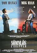 Sömnlös i Seattle 1993 poster Tom Hanks Meg Ryan Ross Malinger Nora Ephron Romantik