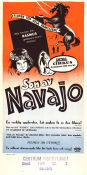 Navajo 1952 poster Francis Kee Teller Norman Foster