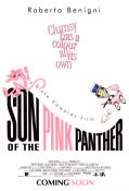 Son of the Pink Panther 1993 movie poster Roberto Benigni Herbert Lom Claudia Cardinale Blake Edwards Find more: Pink Panther Police and thieves