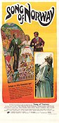 Song of Norway 1971 movie poster Christina Schollin Music: Edvard Grieg Norway Musicals