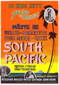 South Pacific 1958 poster Rossano Brazzi Joshua Logan