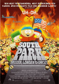 South Park: Bigger Longer and Uncut 1999 movie poster Matt Stone Trey Parker Animation From TV