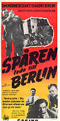 Die Spur führt nach Berlin 1952 poster Gordon Howard Frantisek Cap