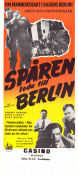 Die Spur führt nach Berlin 1952 poster Gordon Howard Frantisek Cap