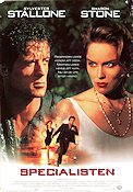 The Specialist 1994 movie poster Sylvester Stallone Sharon Stone James Woods Luis Llosa