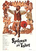 Fiddler on the Roof 1971 movie poster Topol Norma Crane Leonard Frey Norman Jewison Musicals