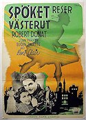 The Ghost Goes West 1935 movie poster Robert Donat Jean Parker René Clair