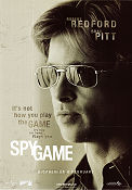 Spy Game 2001 movie poster Brad Pitt Tony Scott Glasses