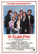 St Elmo´s Fire 1985 poster Emilio Estevez Joel Schumacher