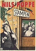 Stampen 1954 movie poster Nils Poppe Ann-Marie Gyllenspetz Sven-Eric Gamble