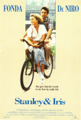 Stanley and Iris 1990 poster Jane Fonda Robert De Niro Swoosie Kurtz Martin Ritt Cyklar