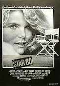 Star 80 1983 poster Mariel Hemingway Bob Fosse