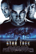 Star Trek 2009 movie poster Chris Pine Zachary Quinto Simon Pegg JJ Abrams
