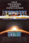 Star Trek: Generations 1994 poster Patrick Stewart David Carson