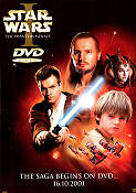 Star Wars I 2001 poster Liam Neeson Ewan McGregor George Lucas Find more: Star Wars