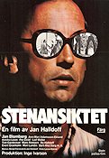 Stenansiktet 1973 movie poster Jan Blomberg Per Eklöv Leif Möller Ted Gärdestad Jan Halldoff Glasses