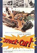 Track of Thunder 1967 movie poster Tommy Kirk Ray Stricklyn HM Wynant Joseph Kane Cars and racing