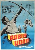 The Story of Robin Hood and His Merrie Men 1952 movie poster Richard Todd Adventure and matine