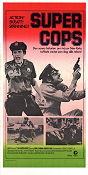 The Super Cops 1974 movie poster Ron Leibman David Selby Gordon Parks Police and thieves
