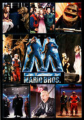 Super Mario Bros 1993 movie poster Bob Hoskins John Leguizamo Dennis Hopper Annabel Jankel