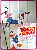 Superstar Goofy 1972 movie poster Donald Duck Kalle Anka Goofy Olympic