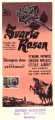 Svarta rosen 1950 poster Tyrone Power Orson Welles Cecile Aubry Henry Hathaway