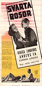 Svarta rosor 1945 movie poster Viveca Lindfors Anders Ek