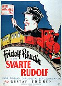 Svarte Rudolf 1928 movie poster Fridolf Rhudin