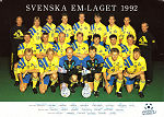 Svenska EM laget 1992 1992 poster Martin Dahlin