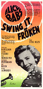 Swing it fröken 1956 poster Alice Babs Stig Olin