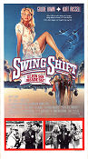 Swing Shift 1984 movie poster Goldie Hawn Kurt Russell Jonathan Demme