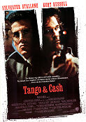 Tango and Cash 1989 poster Sylvester Stallone
