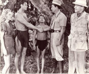 Tarzan and the Amazons 1945 photos Johnny Weissmuller Brenda Joyce Johnny Sheffield Kurt Neumann Find more: Tarzan Adventure and matine