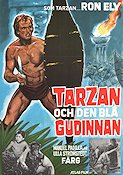 Tarzan´s Jungle Rebellion 1967 movie poster Ron Ely Ulla Strömstedt William Witney Find more: Tarzan Adventure and matine
