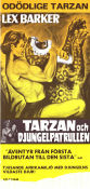 Tarzan och djungelpatrullen 1953 poster Lex Barker Joyce Mackenzie Raymond Burr Kurt Neumann Katter