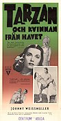 Tarzan and the Mermaids 1948 movie poster Johnny Weissmuller Brenda Joyce George Zucco Robert Florey Find more: Tarzan