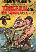 Tarzan and the Mermaids 1948 movie poster Johnny Weissmuller Brenda Joyce George Zucco Robert Florey Find more: Tarzan