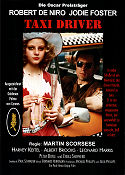 Taxi Driver 1976 movie poster Robert De Niro Jodie Foster Cybill Shepherd Harvey Keitel Martin Scorsese Cult movies Glasses