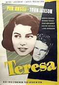 Teresa 1951 poster Pier Angeli John Ericson Patricia Collinge Fred Zinnemann