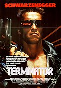 The Terminator 1984 poster Arnold Schwarzenegger James Cameron
