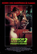 Terror på Elm Street 2 1985 poster Robert Englund Mark Patten Jack Sholder Hitta mer: Elm Street