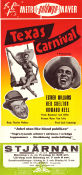 Texas Carnival 1951 poster Esther Williams Red Skelton Howard Keel Charles Walters