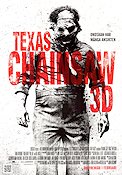 Texas Chainsaw 3D 2012 movie poster Alexandra Daddario John Luessenhop 3-D