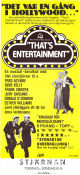 That´s Entertainment! 1974 movie poster Fred Astaire Gene Kelly Bing Crosby Jack Haley Jr Musicals