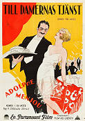 Service for Ladies 1927 poster Adolphe Menjou Harry d´Abbadie
