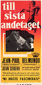 A bout de souffle 1960 movie poster Jean-Paul Belmondo Jean Seberg Jean-Luc Godard
